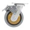 Vestil Rubber Swivel With Total Brake Caster 6 In. Diameter x 2 In. Width 771 lb Dark Gray/Gold CST-KSM-6X2MR-SWTB - alternate 13